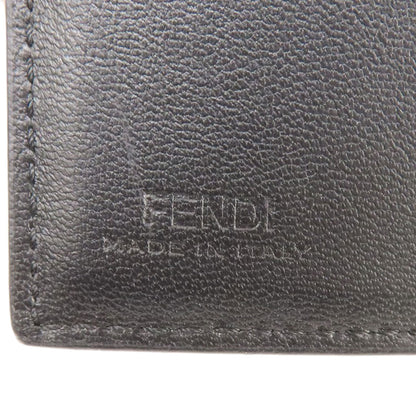 FENDI   Bifold Wallet with Coin Pocket Embossed logo Leather Ladies