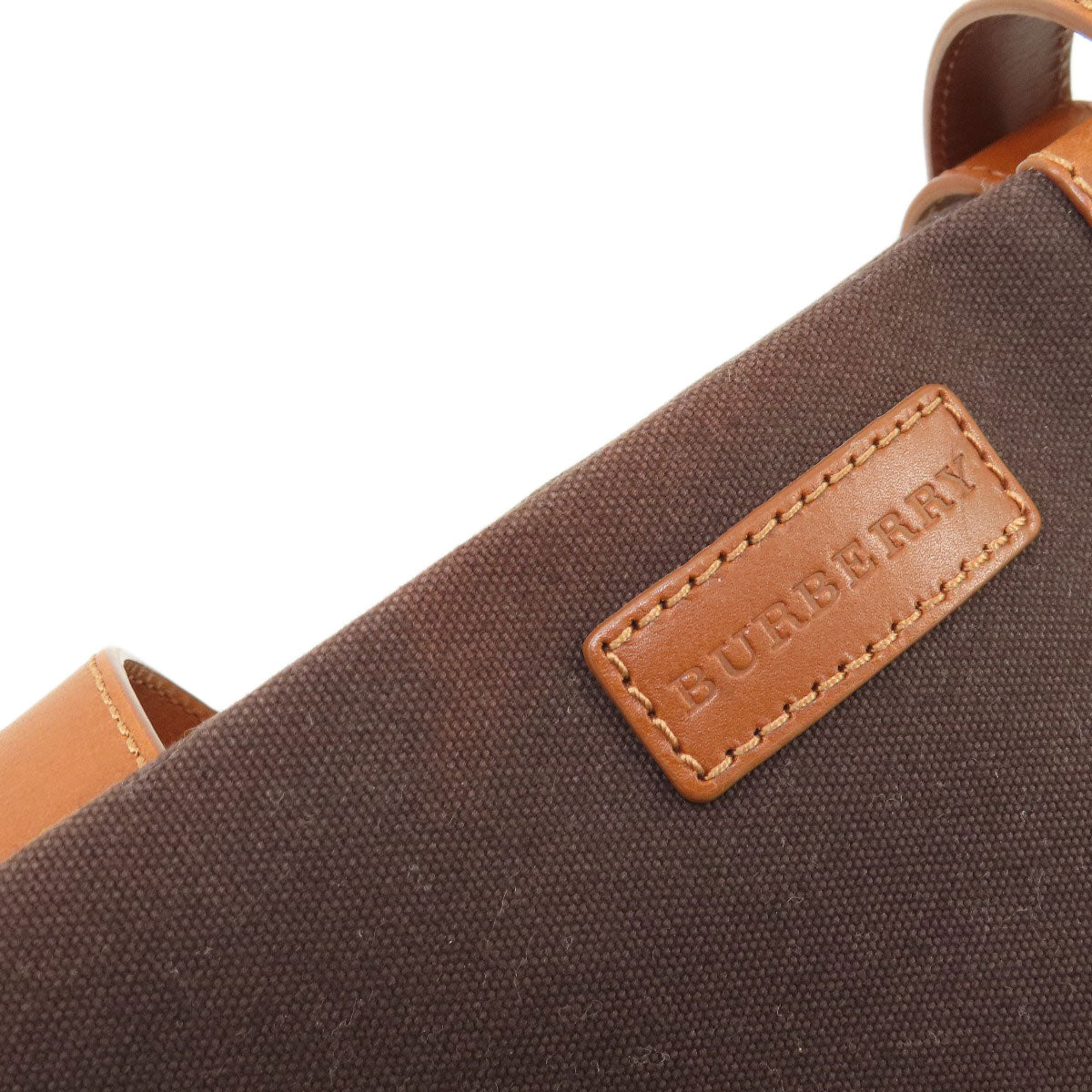 バーバリー ロゴ トートバッグ キャンバス レディース 【中古】【BURBERRY】