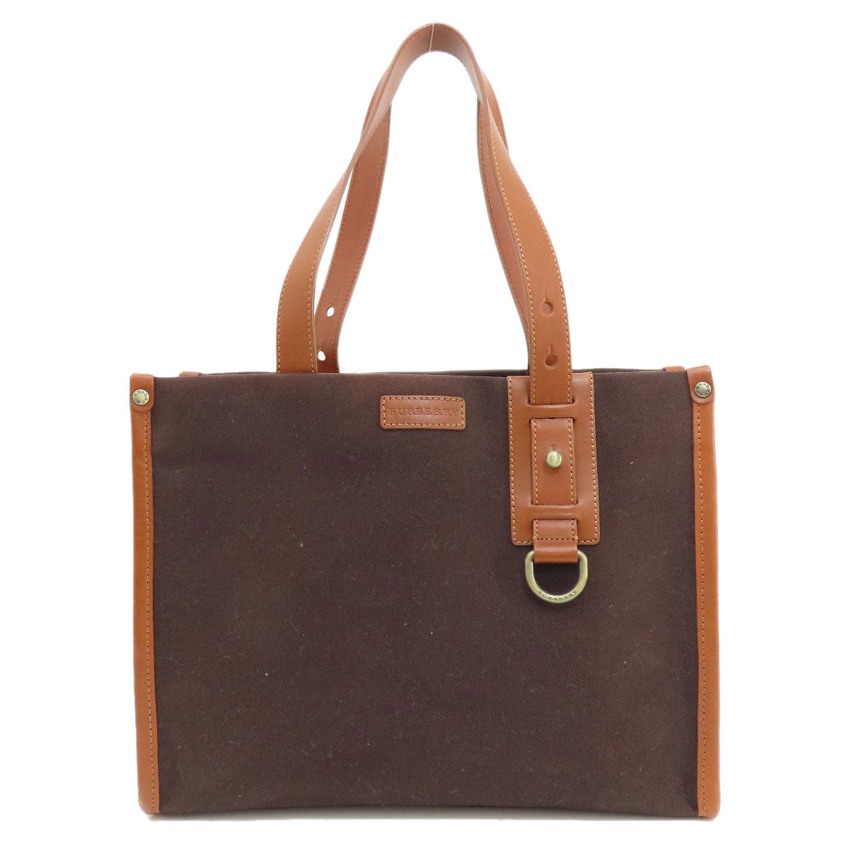 BURBERRY logo Tote Bag Canvas Ladies [Used]