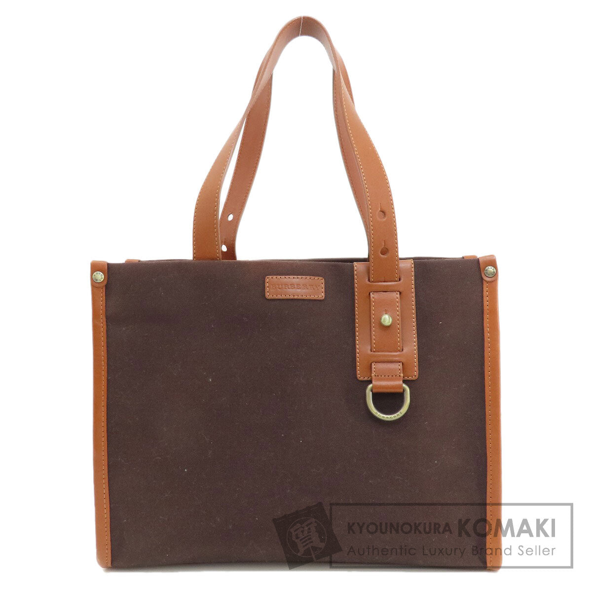 BURBERRY logo Tote Bag Canvas Ladies [Used]