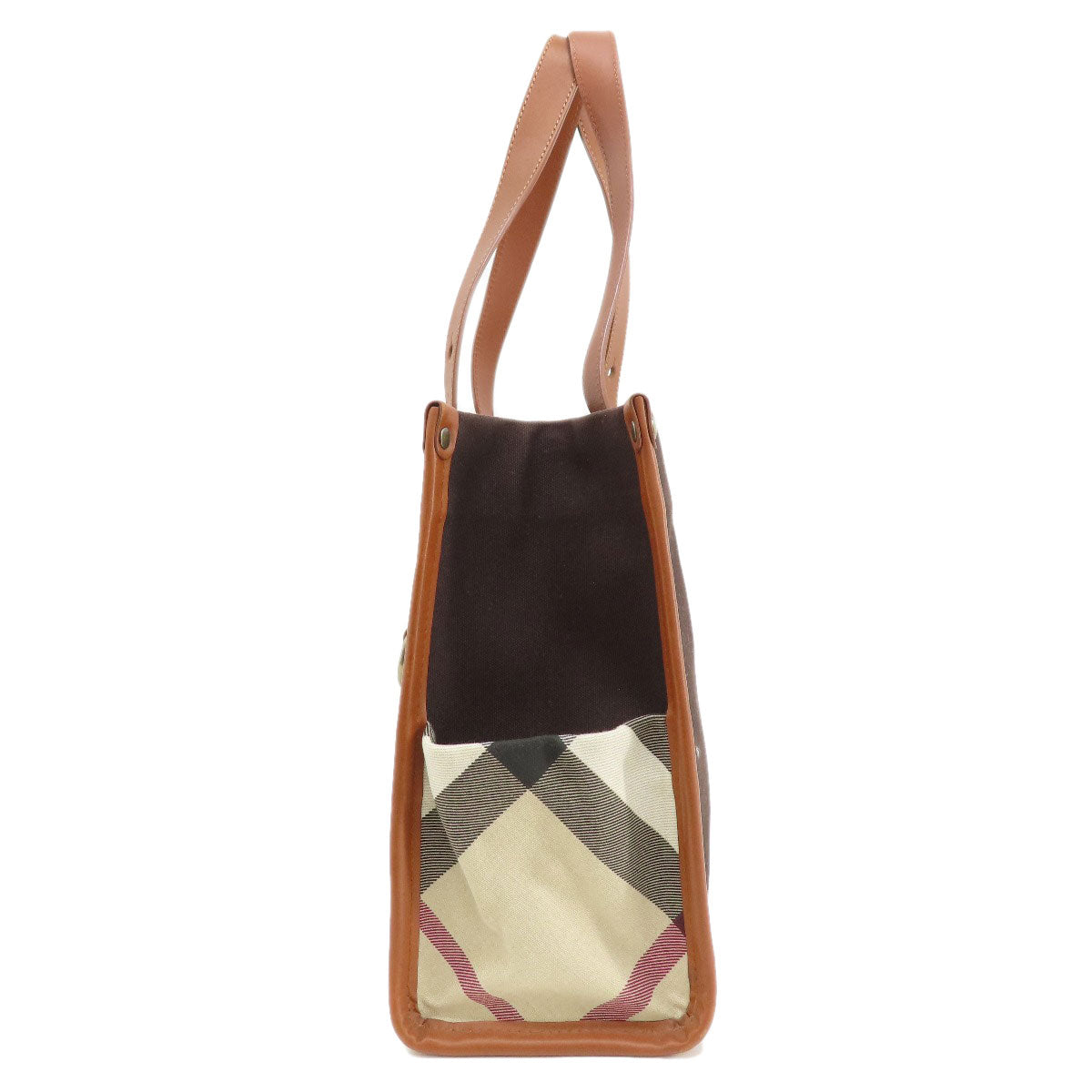 BURBERRY logo Tote Bag Canvas Ladies [Used]