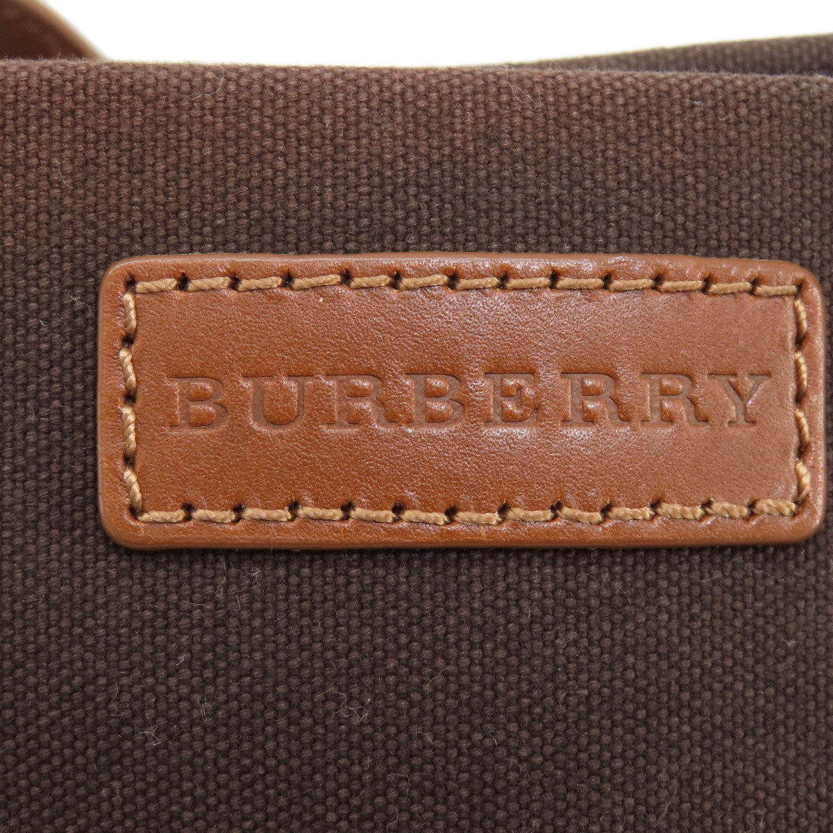 BURBERRY logo Tote Bag Canvas Ladies [Used]