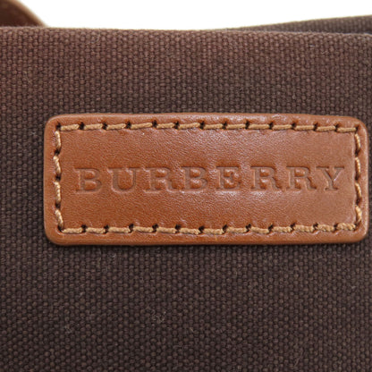 BURBERRY logo Tote Bag Canvas Ladies [Used]