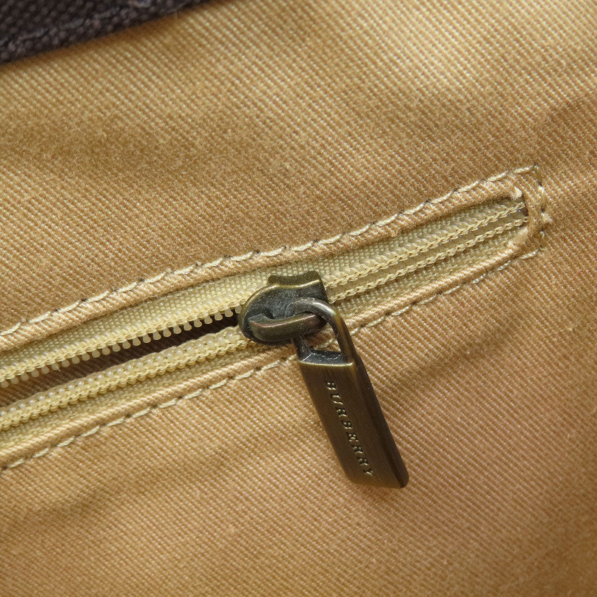 BURBERRY logo Tote Bag Canvas Ladies [Used]