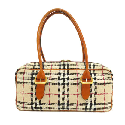 BURBERRY   Handbag Nova Check Knit Ladies