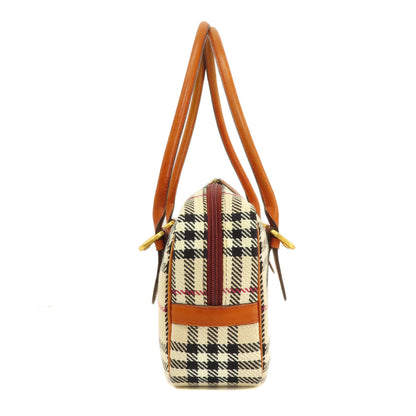 BURBERRY   Handbag Nova Check Knit Ladies