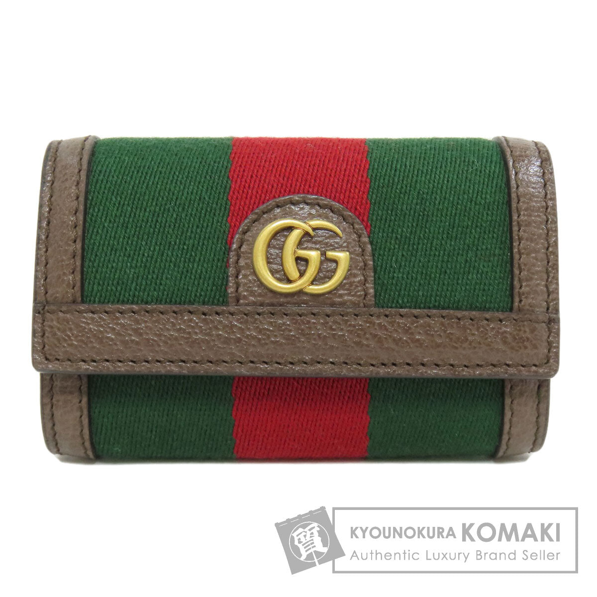 GUCCI  722950 key holder  GG Marmont Sherry Line Canvas LeatherLadies