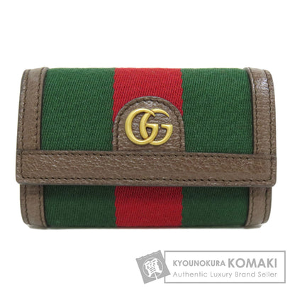 GUCCI  722950 key holder  GG Marmont Sherry Line Canvas LeatherLadies