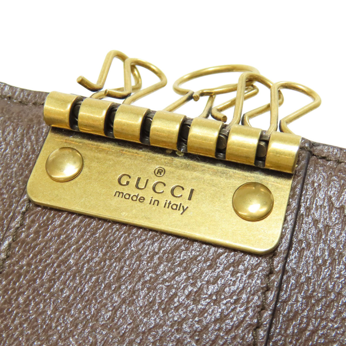 GUCCI  722950 key holder  GG Marmont Sherry Line Canvas LeatherLadies