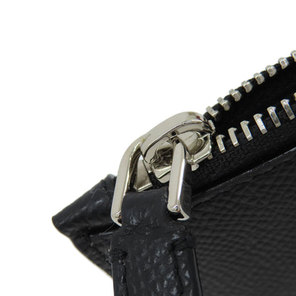 BALLY Barry Stripe Card Case Leather Ladies [Used]