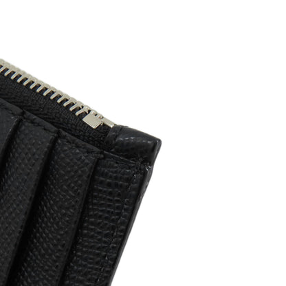 BALLY Barry Stripe Card Case Leather Ladies [Used]