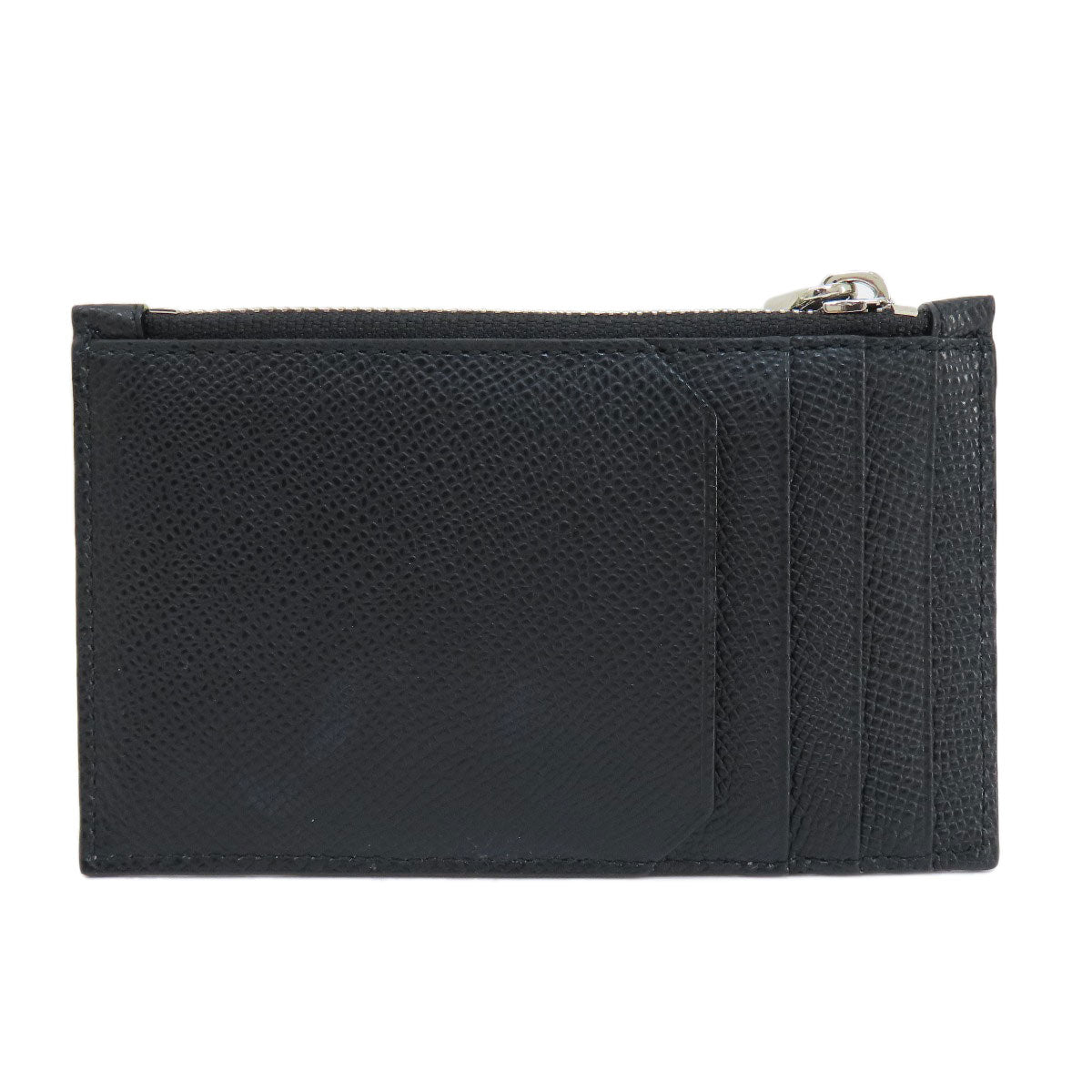 BALLY Barry Stripe Card Case Leather Ladies [Used]