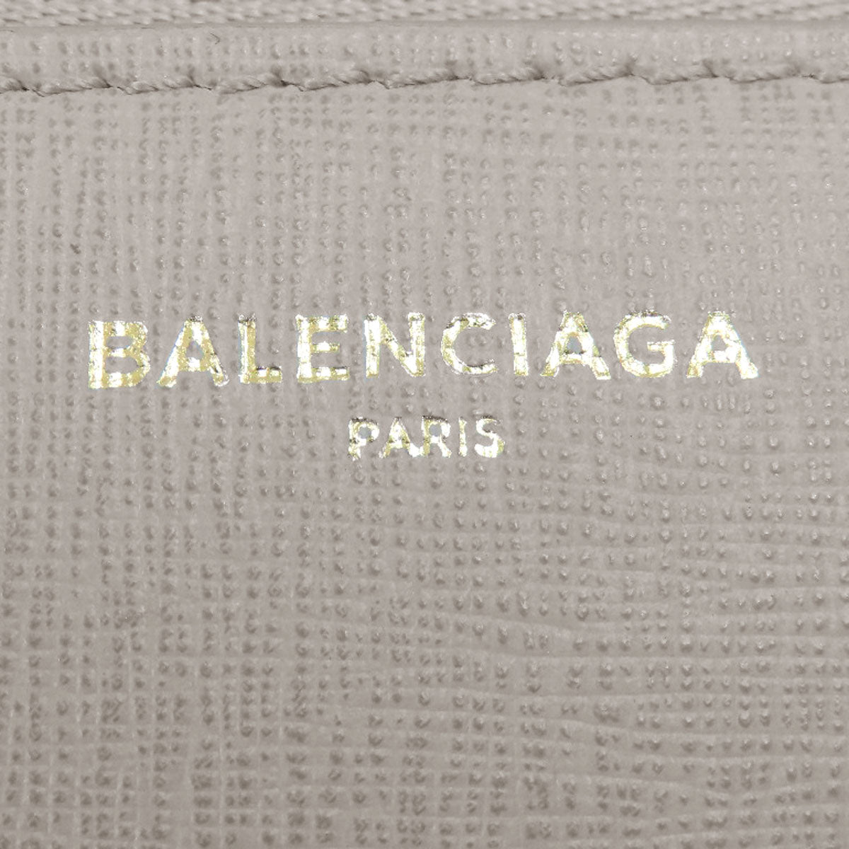 BALENCIAGA 490624 logo Long wallet (with coin pocket) Leather Ladies [Used]
