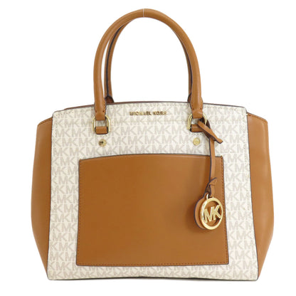 マイケルコース MKシグネチャー ハンドバッグ PVC レディース 【中古】【Michael Kors】