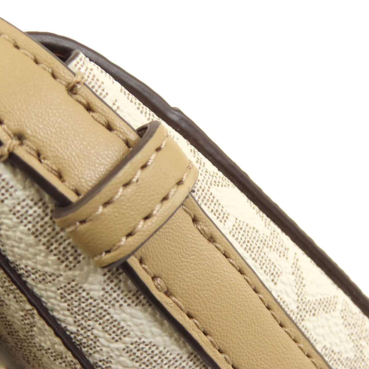 Michael Kors MK signature Shoulder Bag Leather Coated CanvasLadies [Used]