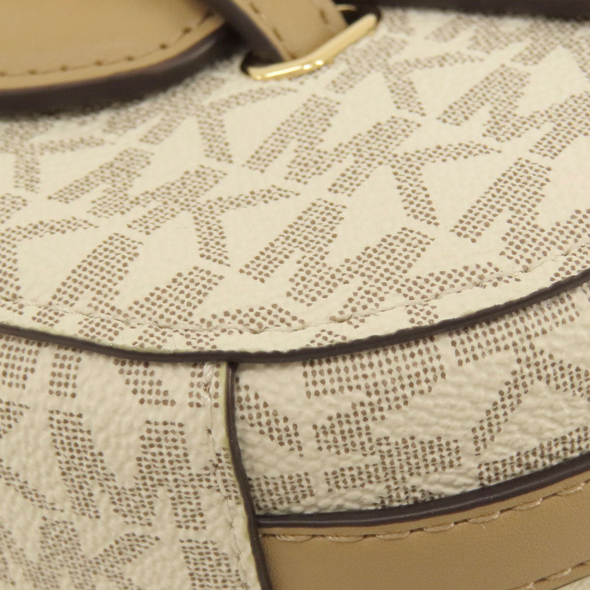 Michael Kors MK signature Shoulder Bag Leather Coated CanvasLadies [Used]