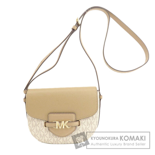 Michael Kors MK signature Shoulder Bag Leather Coated CanvasLadies [Used]