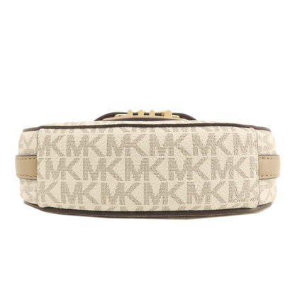 Michael Kors MK signature Shoulder Bag Leather Coated CanvasLadies [Used]