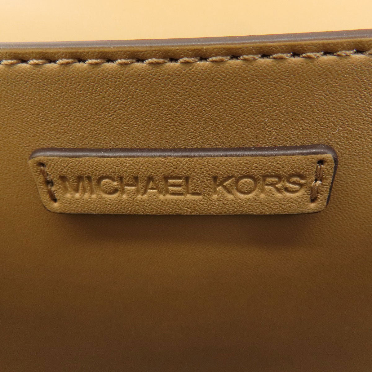 Michael Kors MK signature Shoulder Bag Leather Coated CanvasLadies [Used]