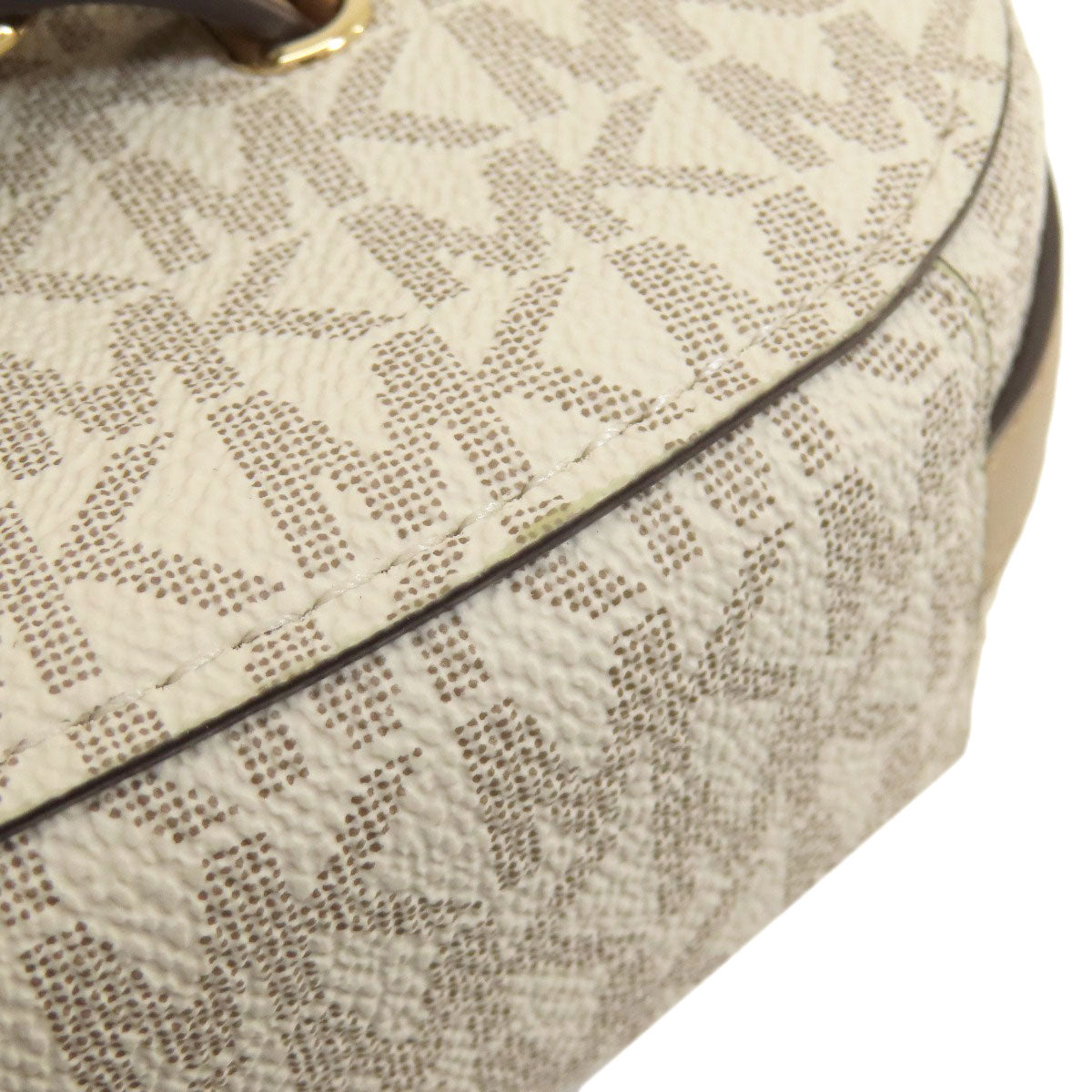 Michael Kors MK signature Shoulder Bag Leather Coated CanvasLadies [Used]