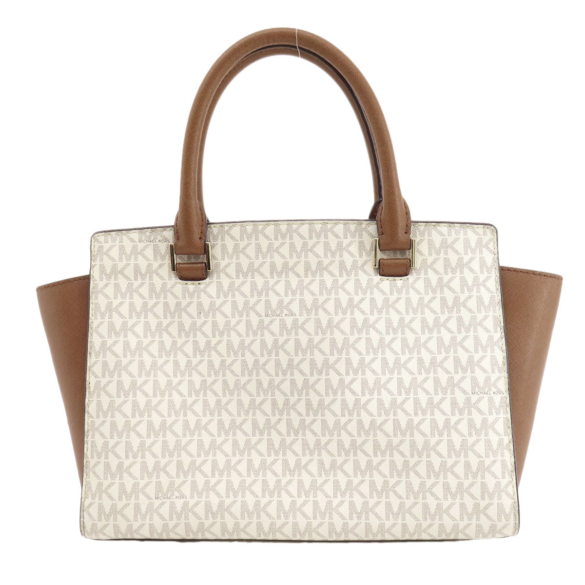 Michael Kors MK Signature 2WAY Handbag Leather PVCLadies [Used]