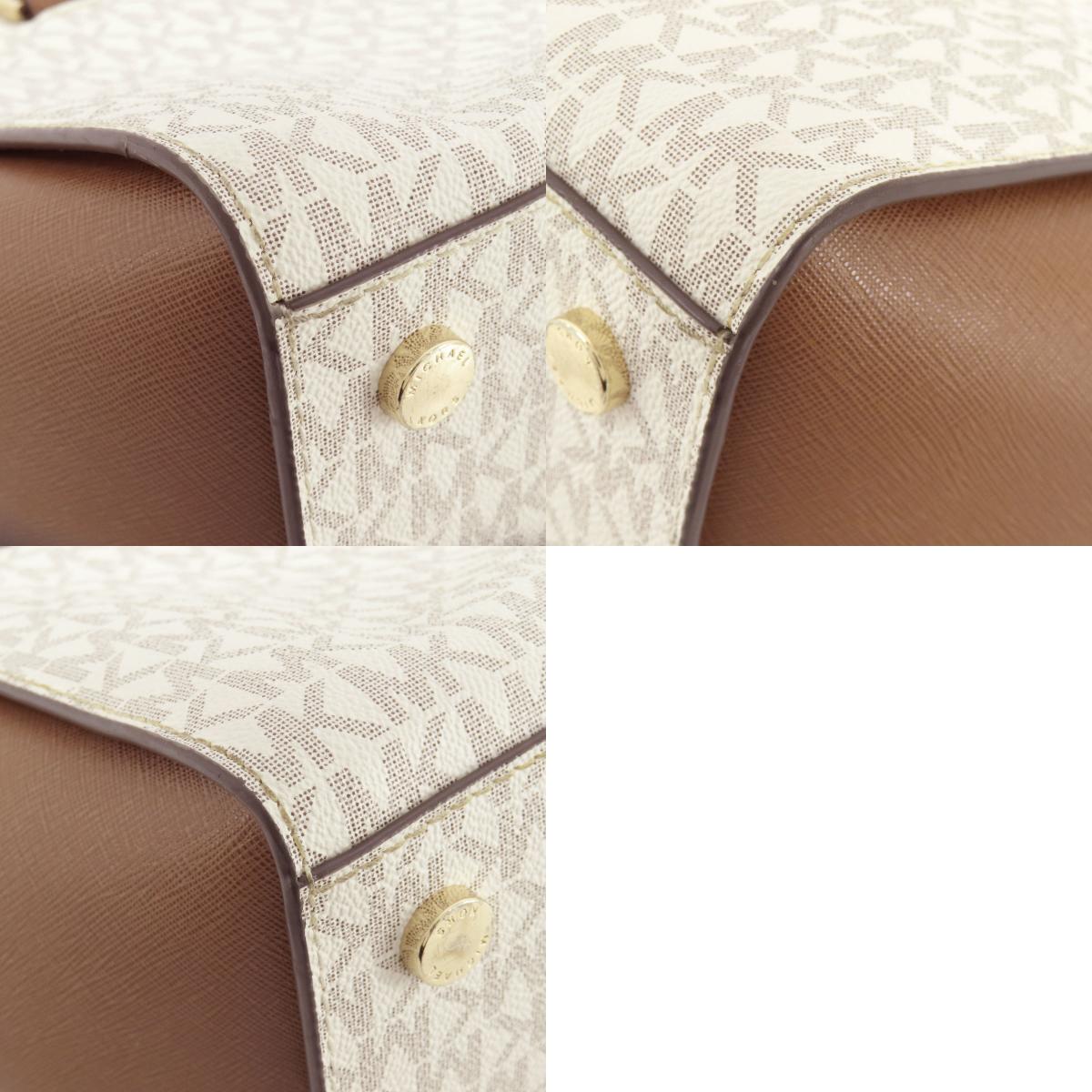 Michael Kors MK Signature 2WAY Handbag Leather PVCLadies [Used]