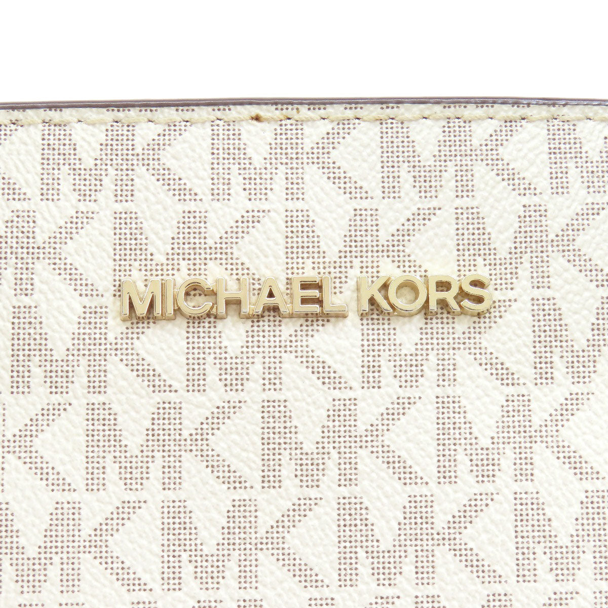 Michael Kors MK Signature 2WAY Handbag Leather PVCLadies [Used]