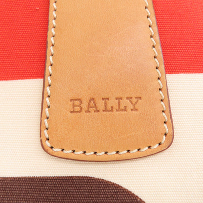 BALLY   Tote Bag logo Canvas Ladies