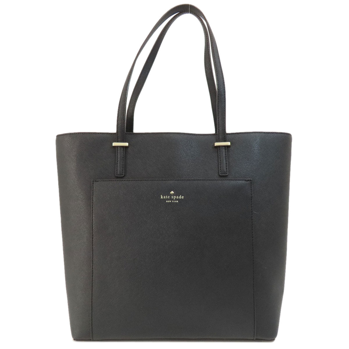 kate spade logo Tote Bag Leather Ladies [Used]