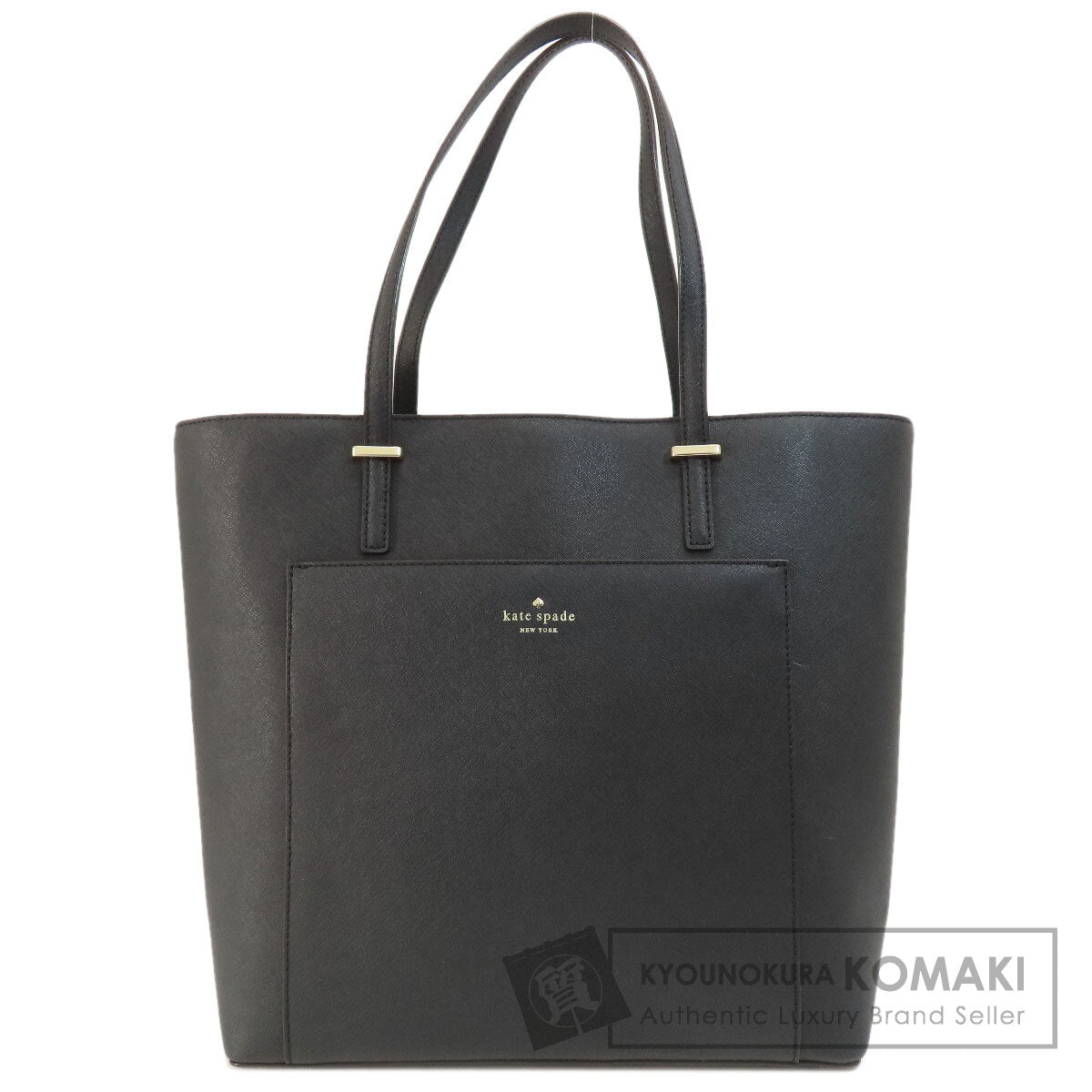 kate spade logo Tote Bag Leather Ladies [Used]
