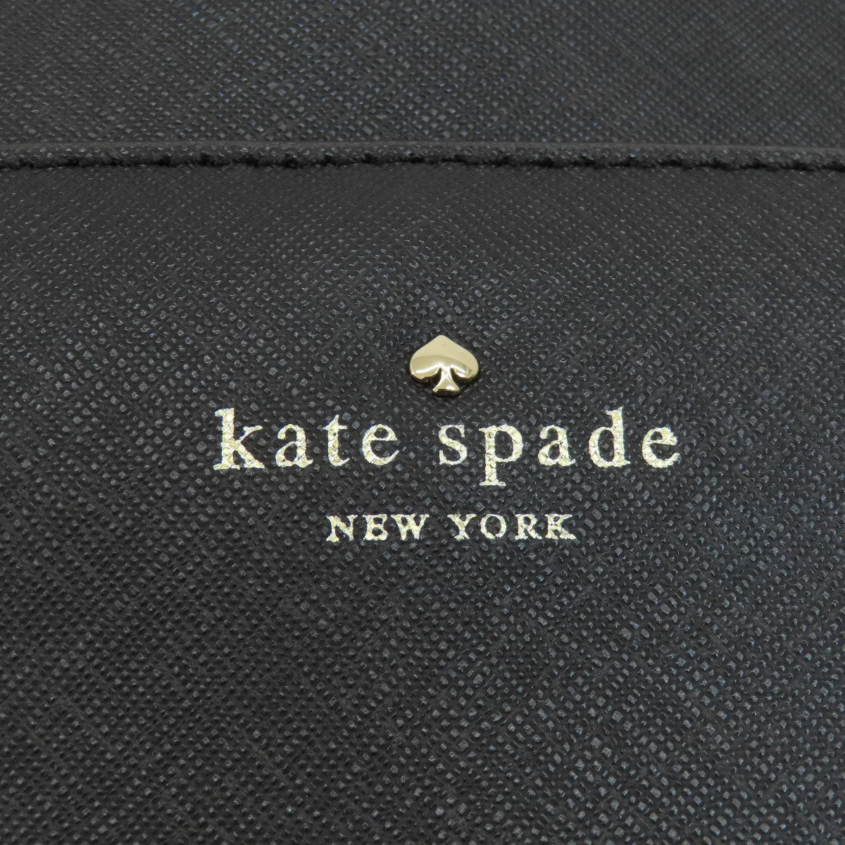 kate spade logo Tote Bag Leather Ladies [Used]