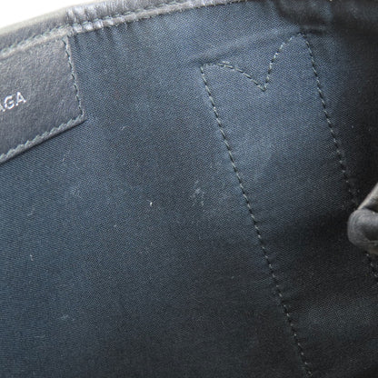 BALENCIAGA 339933 NAVY CABAS S S Tote Bag Canvas Ladies [Used]