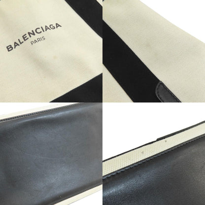 BALENCIAGA 339933 NAVY CABAS S S Tote Bag Canvas Ladies [Used]