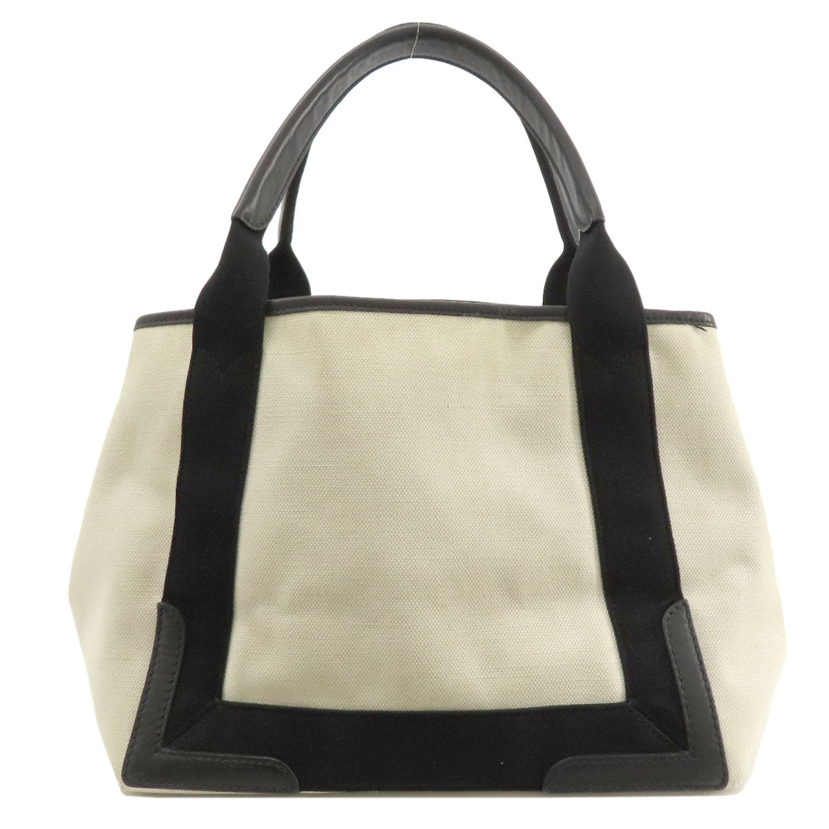 BALENCIAGA 339933 NAVY CABAS S S Tote Bag Canvas Ladies [Used]