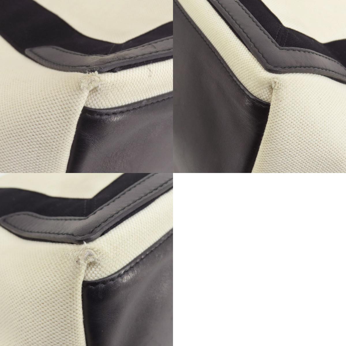 BALENCIAGA 339933 NAVY CABAS S S Tote Bag Canvas Ladies [Used]