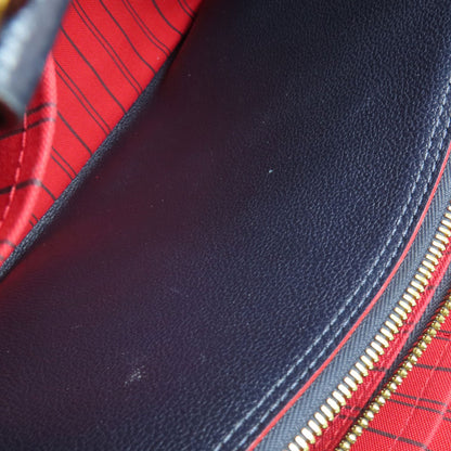 LOUIS VUITTON M42746 Montaigne MM Marine Rouge Handbag Empreinte Ladies [Used]