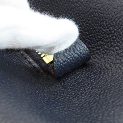 LOUIS VUITTON M42746 Montaigne MM Marine Rouge Handbag Empreinte Ladies [Used]