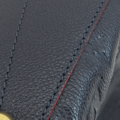 LOUIS VUITTON M42746 Montaigne MM Marine Rouge Handbag Empreinte Ladies [Used]