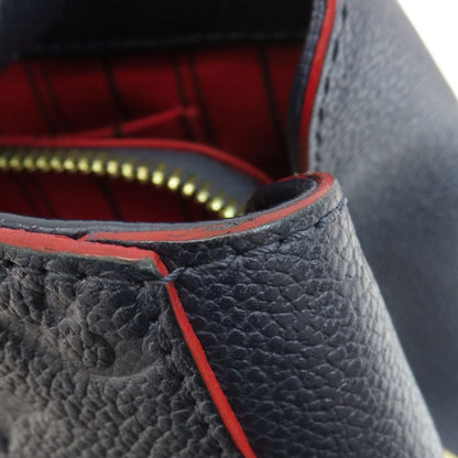 LOUIS VUITTON M42746 Montaigne MM Marine Rouge Handbag Empreinte Ladies [Used]