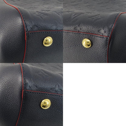 LOUIS VUITTON M42746 Montaigne MM Marine Rouge Handbag Empreinte Ladies [Used]