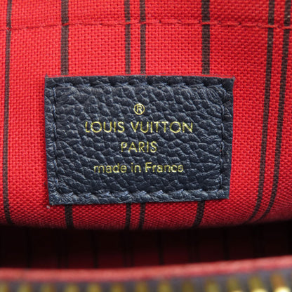 LOUIS VUITTON M42746 Montaigne MM Marine Rouge Handbag Empreinte Ladies [Used]