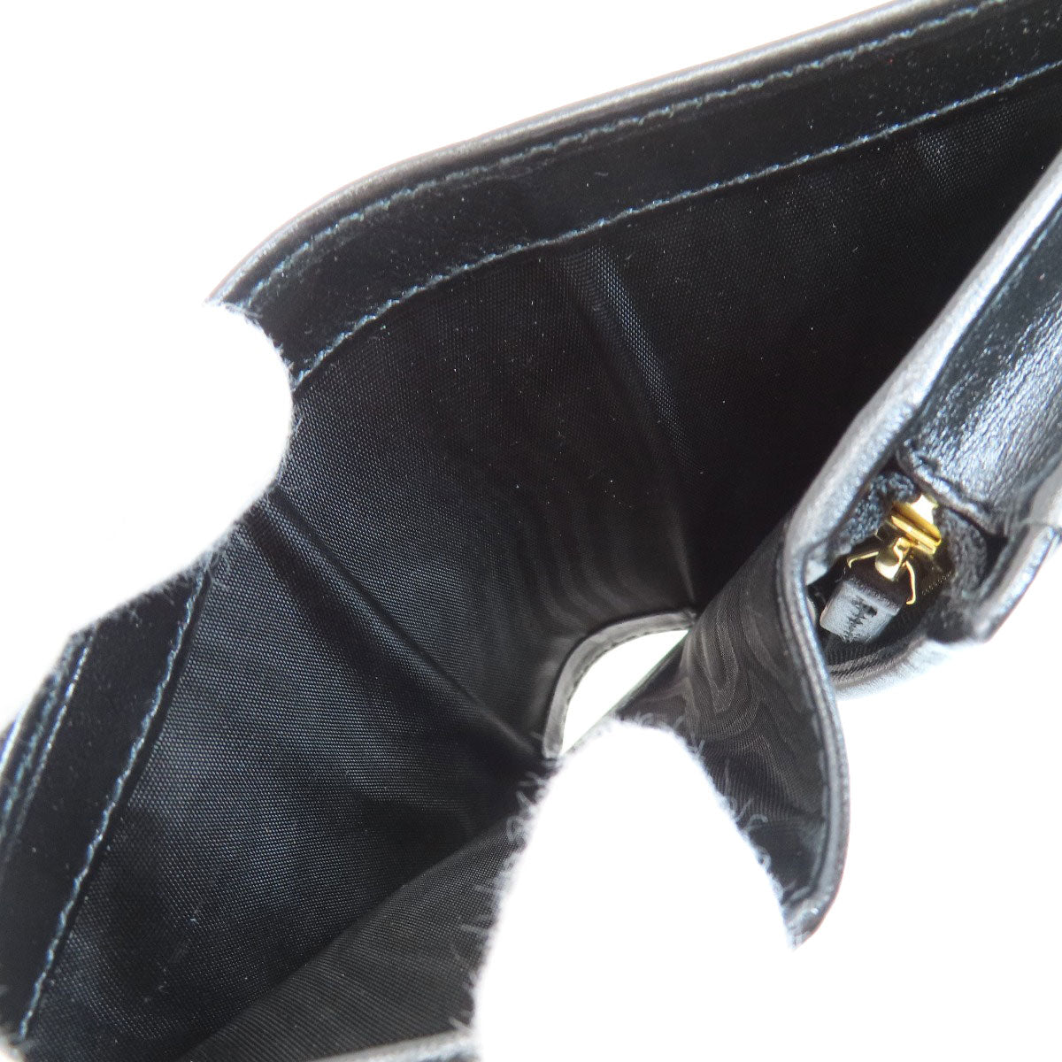 GUCCI 621887 Horsebit Bifold Wallet with Coin Pocket Leather Ladies [Used]