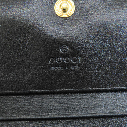 GUCCI 621887 Horsebit Bifold Wallet with Coin Pocket Leather Ladies [Used]