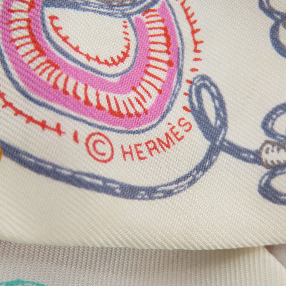 HERMES   Scarf Twilly Silk Ladies