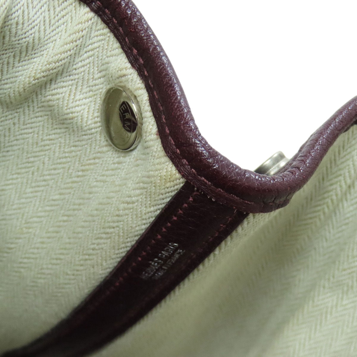 HERMES Garden Party TPM SilverHardware Handbag Negonda Ladies [Used]