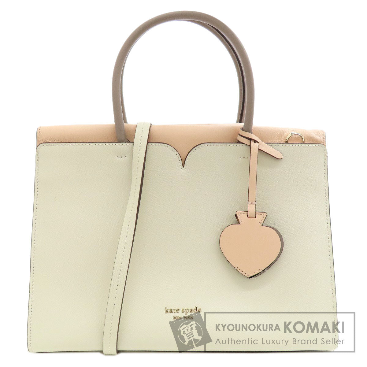 kate spade Logo 2WAY Handbag Leather Ladies [Used]