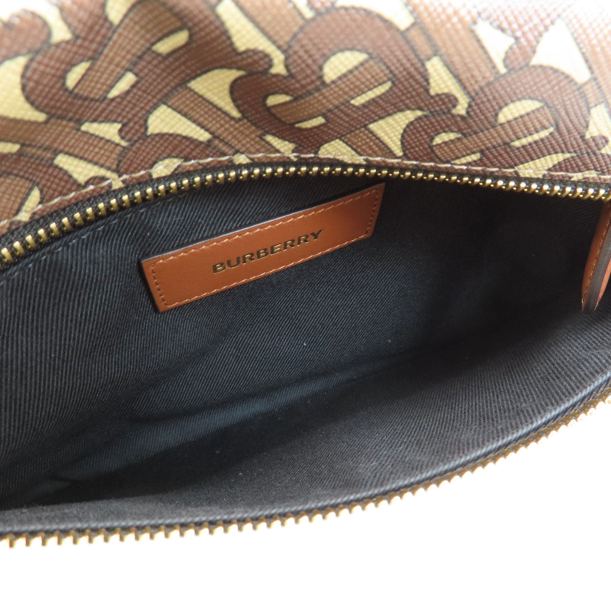 BURBERRY B logo total pattern Handbag PVC Ladies [Used]