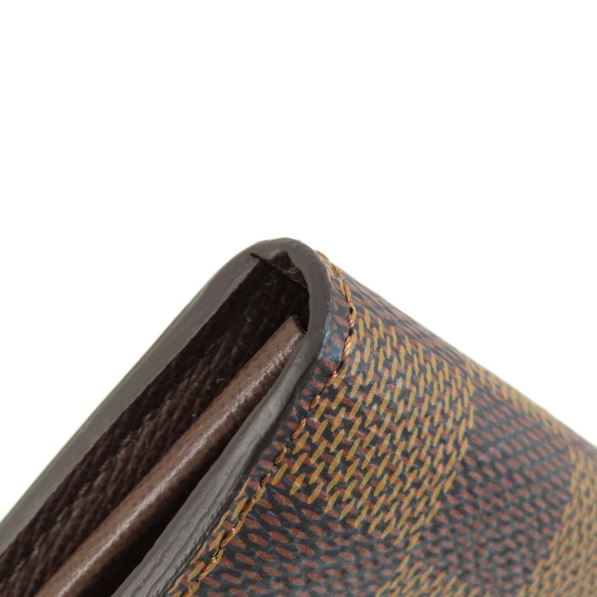 LOUIS VUITTON N63209 Portefeiulle Â· Sarah Long wallet (with coin pocket) Damier canvas Ladies [Used]