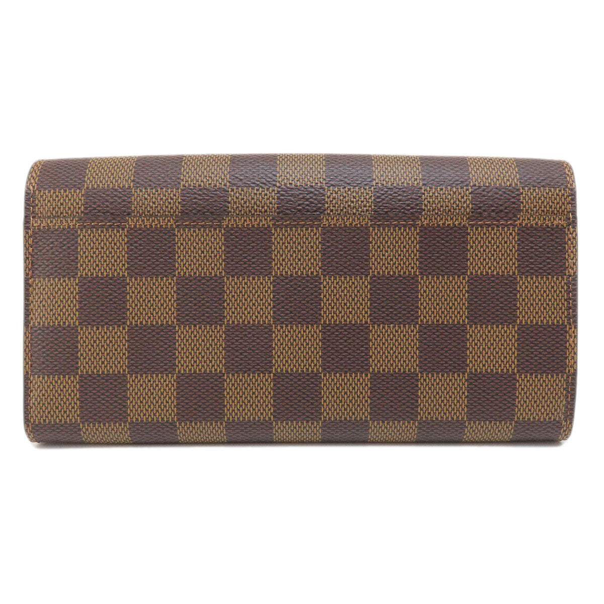 LOUIS VUITTON N63209 Portefeiulle Â· Sarah Long wallet (with coin pocket) Damier canvas Ladies [Used]