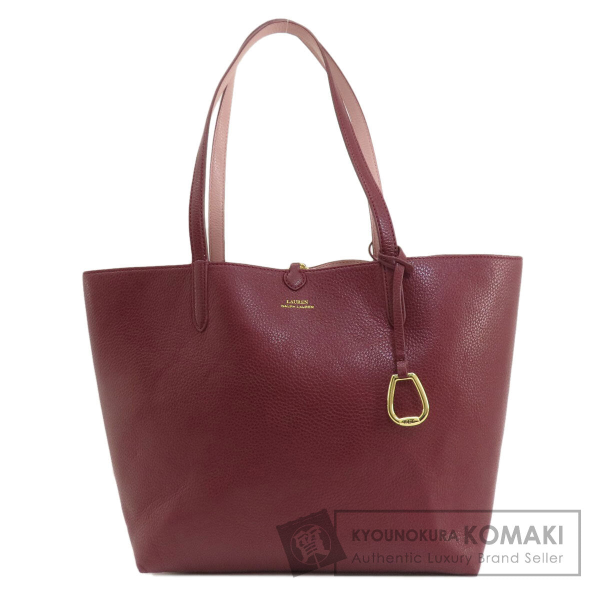 Ralph Lauren   Tote Bag logo Leather Ladies